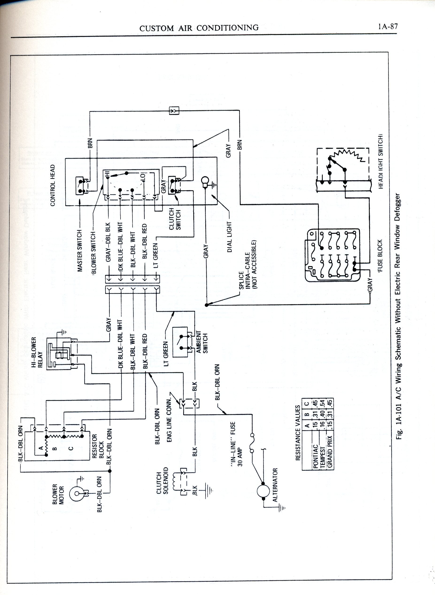 Wiring Schematic For 1970 Gto